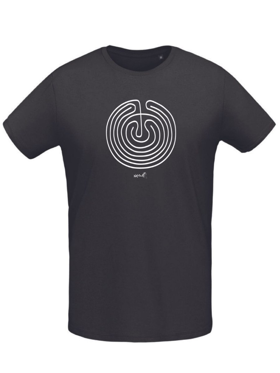 TSHIRT ΜΑΥΡΟ ΛΑΒΥΡΙΝΘΟΣ